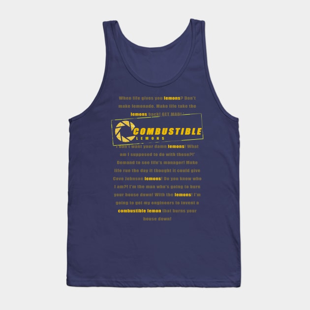 Combustible lemons Tank Top by NeonDragon